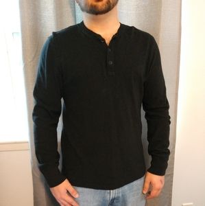 rag & bone Black Long Sleeve Shirt